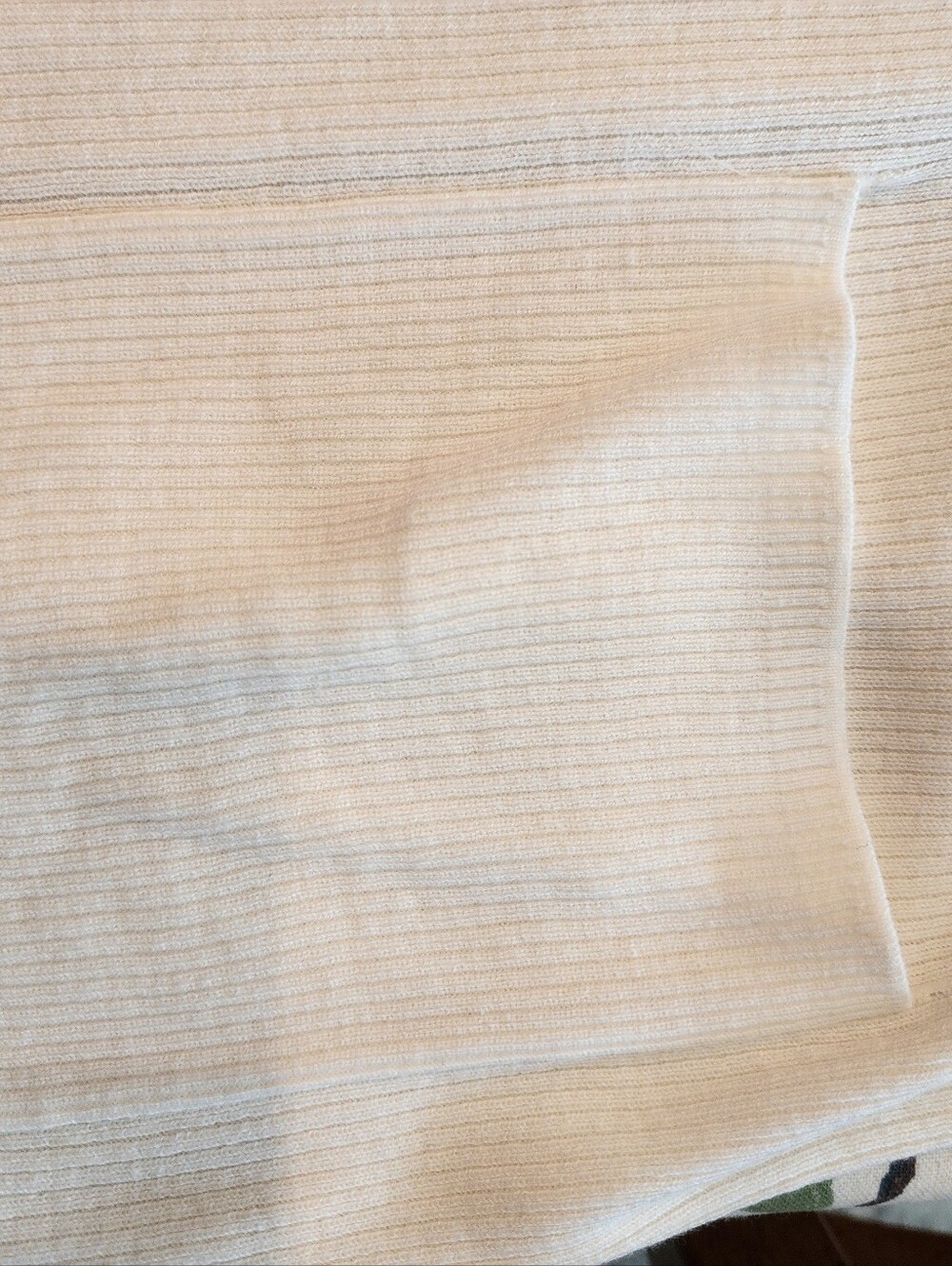 J. Jill Long Cream Button-Front Ribbed Cardigan - Picture 3 of 4
